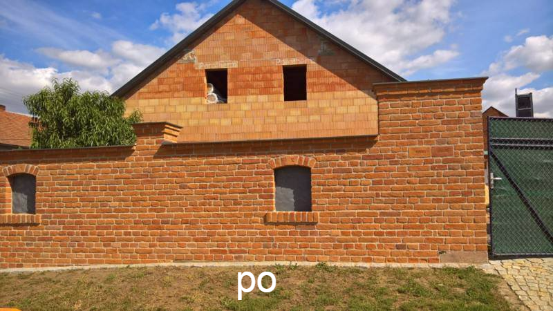 Renovace cihelné fasády